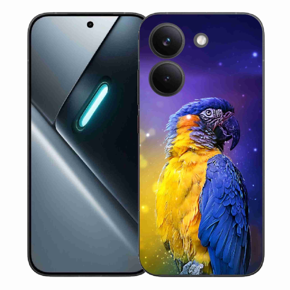 Gelový kryt mmCase na Xiaomi Poco X8 Pro - papoušek ara 1