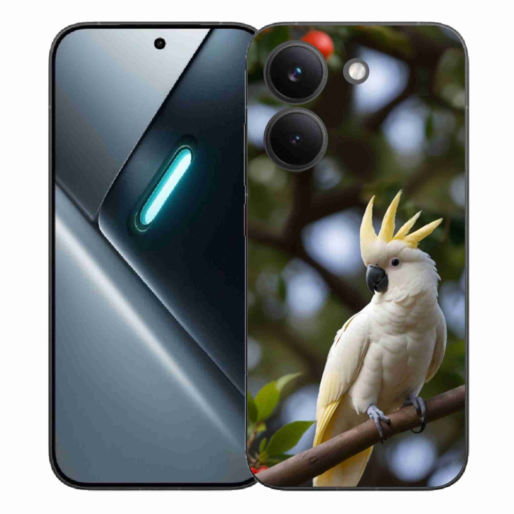 Gelový kryt mmCase na Xiaomi Poco X8 Pro - papoušek kakadu 3