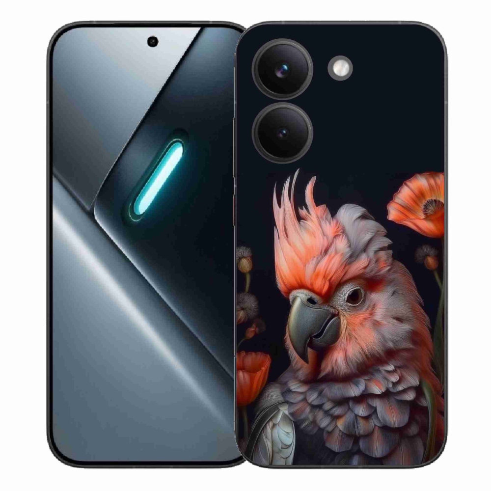 Gelový kryt mmCase na Xiaomi Poco X8 Pro - papoušek kakadu v barvách