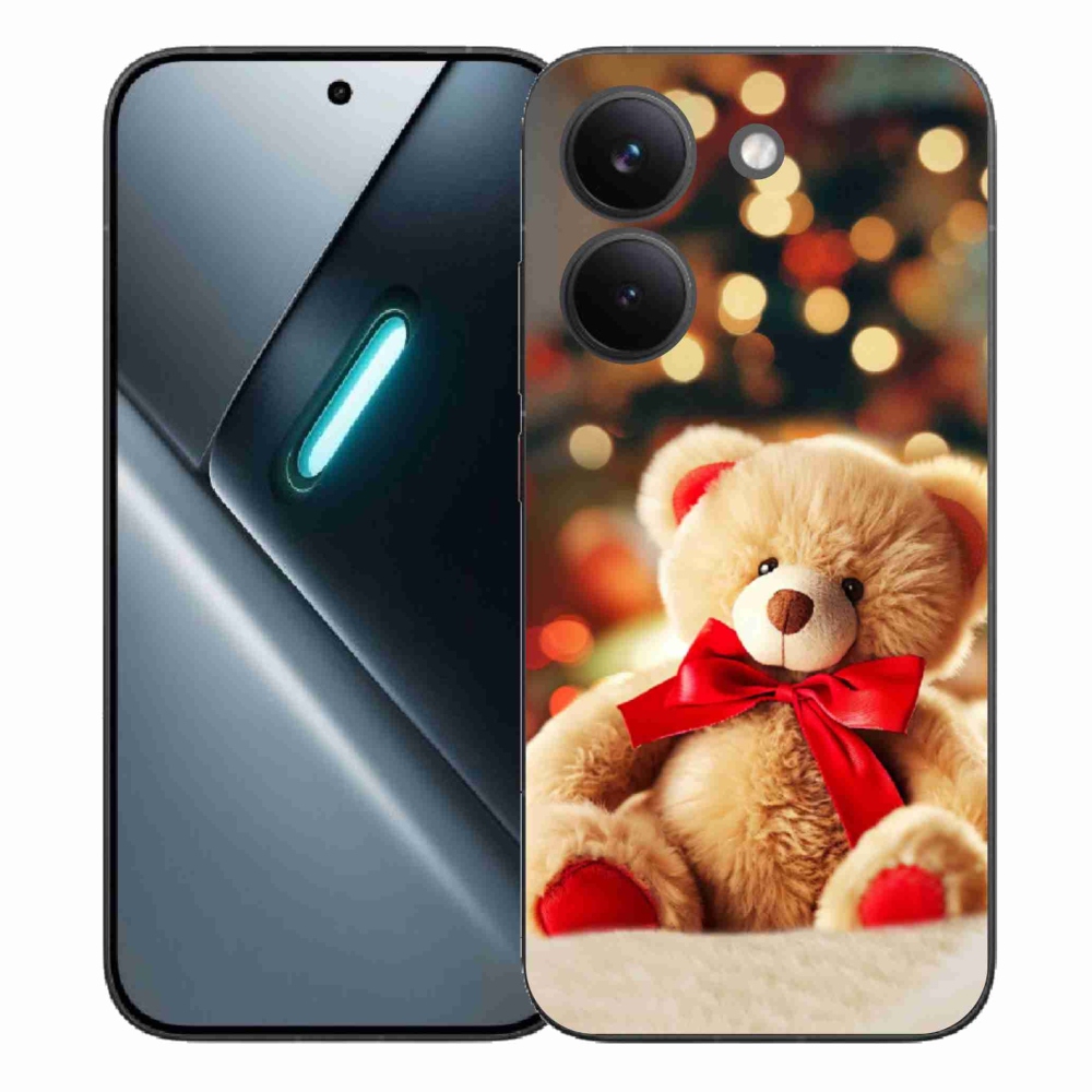 Gelový kryt mmCase na Xiaomi Poco X8 Pro - plyšový medvídek