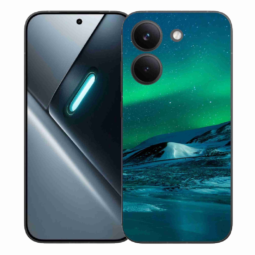 Gelový kryt mmCase na Xiaomi Poco X8 Pro - polární záře