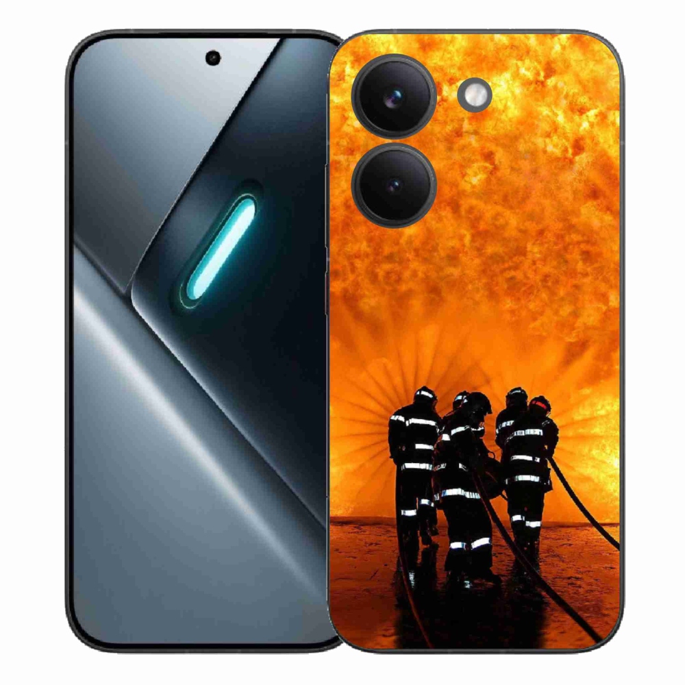 Gelový kryt mmCase na Xiaomi Poco X8 Pro - požár