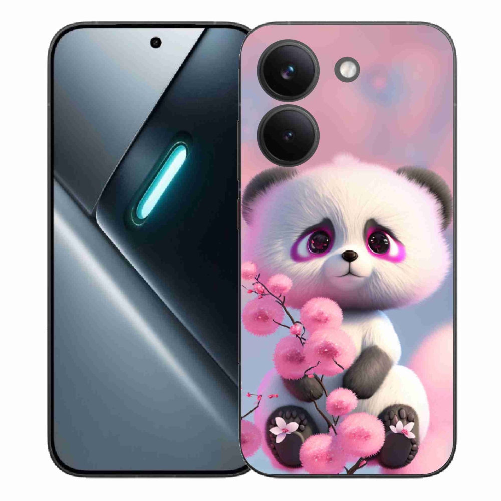Gelový kryt mmCase na Xiaomi Poco X8 Pro - roztomilá panda 1