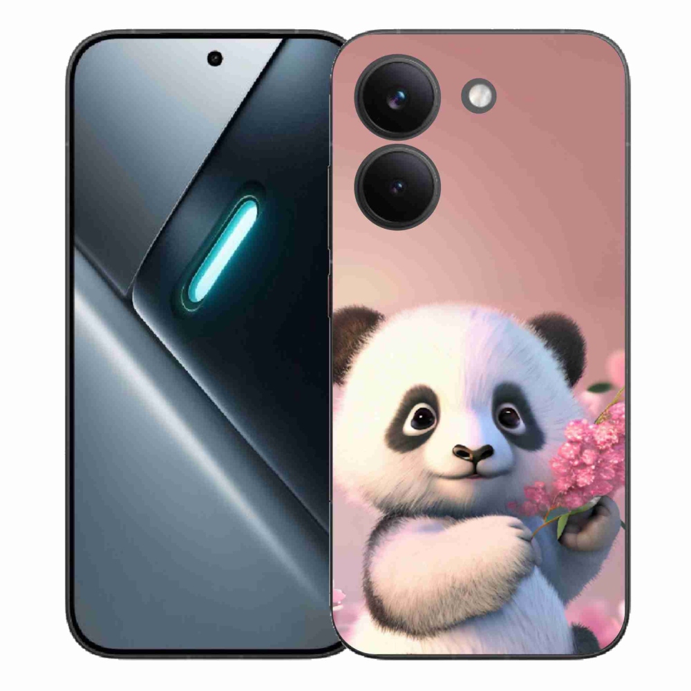 Gelový kryt mmCase na Xiaomi Poco X8 Pro - roztomilá panda