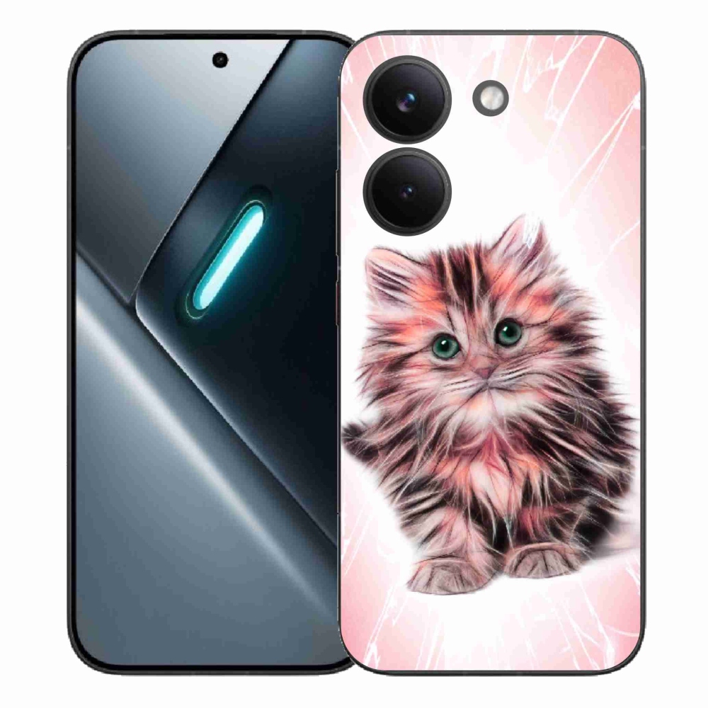 Gelový kryt mmCase na Xiaomi Poco X8 Pro - roztomilé kotě