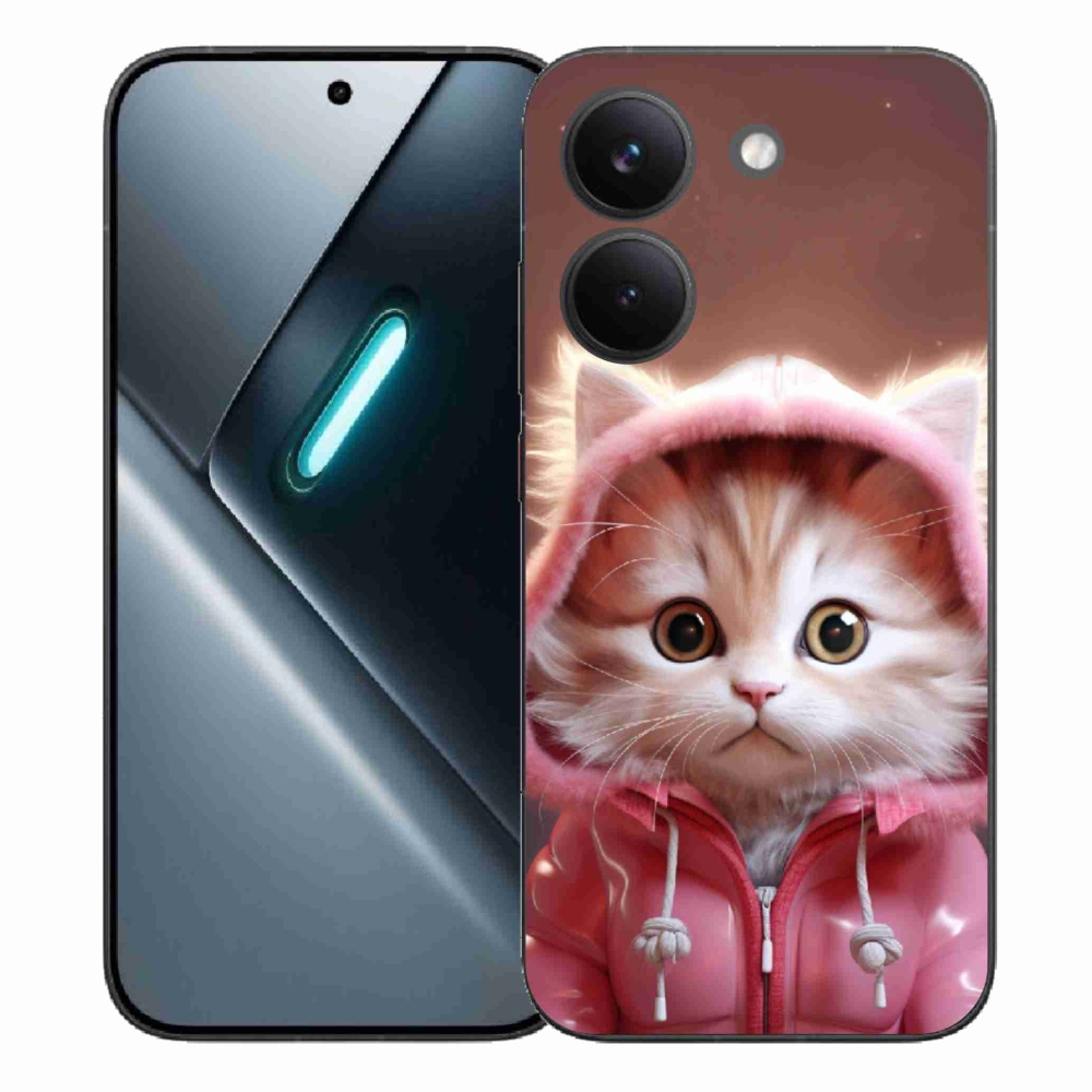 Gelový kryt mmCase na Xiaomi Poco X8 Pro - roztomilé kotě 3