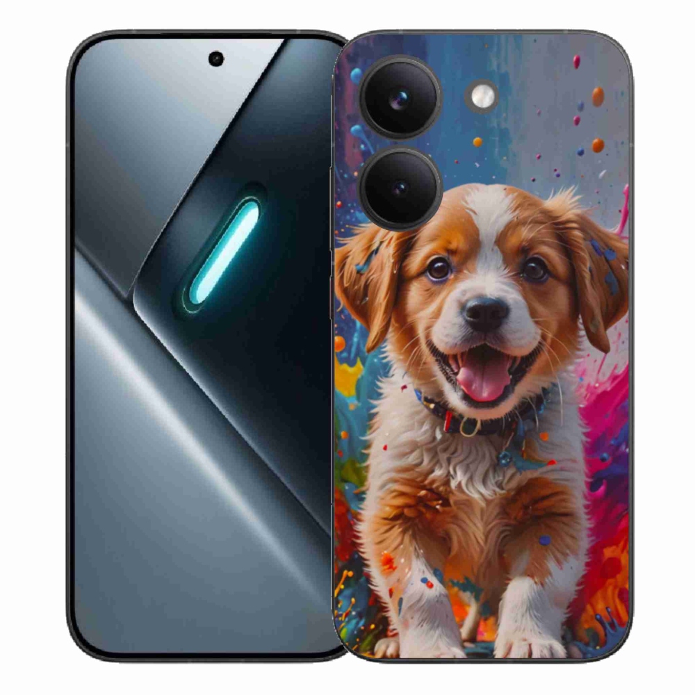 Gelový kryt mmCase na Xiaomi Poco X8 Pro - roztomilé štěně 3