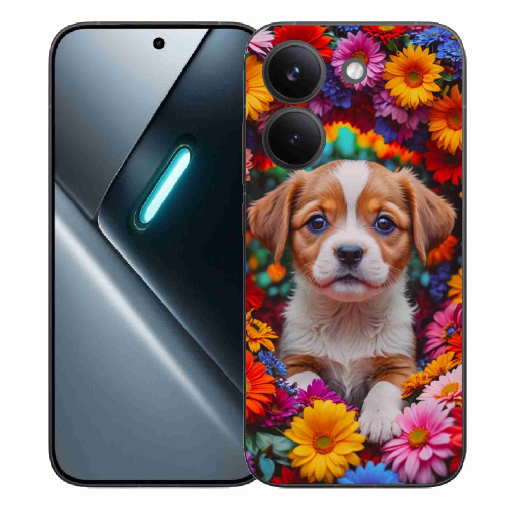 Gelový kryt mmCase na Xiaomi Poco X8 Pro - roztomilé štěně