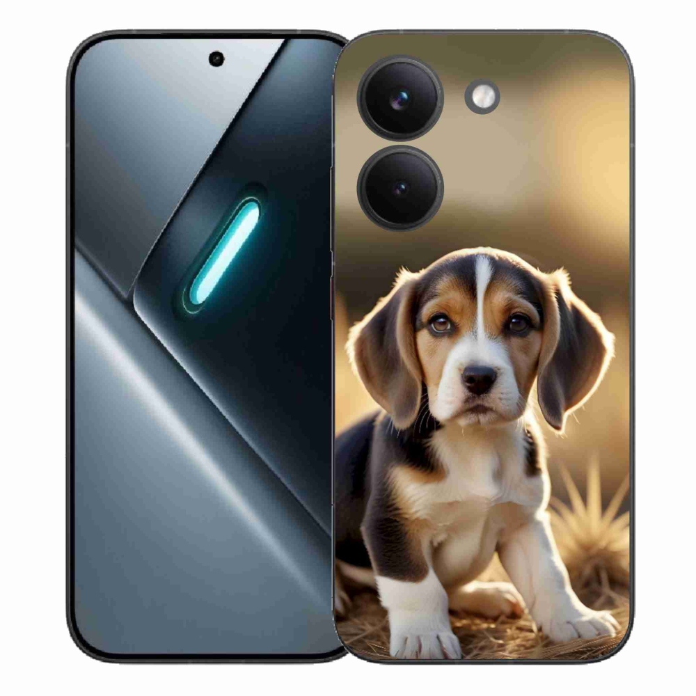 Gelový kryt mmCase na Xiaomi Poco X8 Pro - roztomilý bígl
