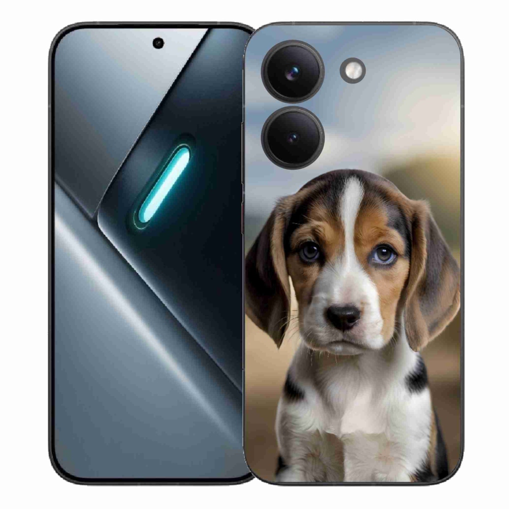 Gelový kryt mmCase na Xiaomi Poco X8 Pro - roztomilý bígl