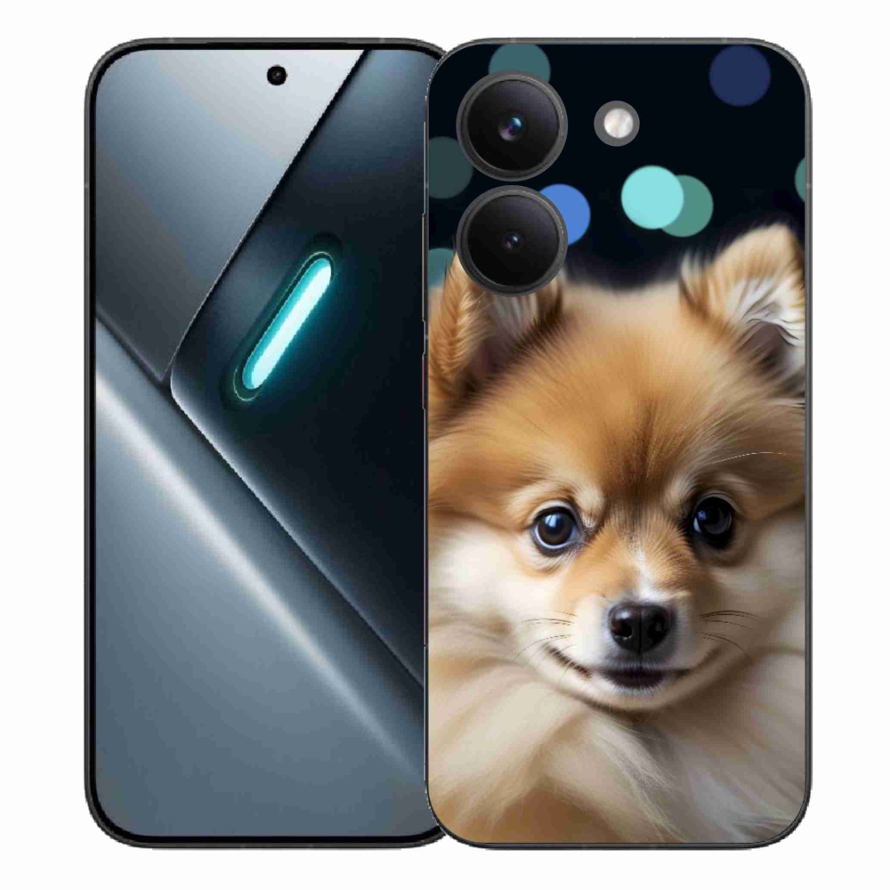 Gelový kryt mmCase na Xiaomi Poco X8 Pro - roztomilý pomeranian