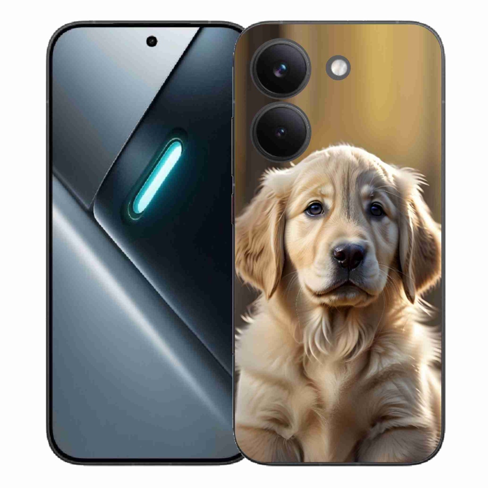 Gelový kryt mmCase na Xiaomi Poco X8 Pro - roztomilý zlatý retrívr
