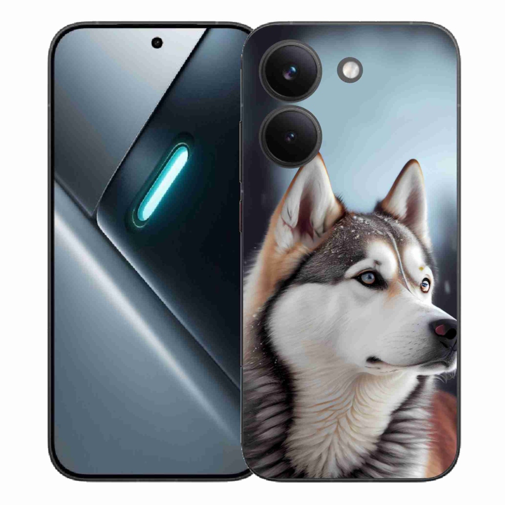 Gelový kryt mmCase na Xiaomi Poco X8 Pro - sibiřský husky