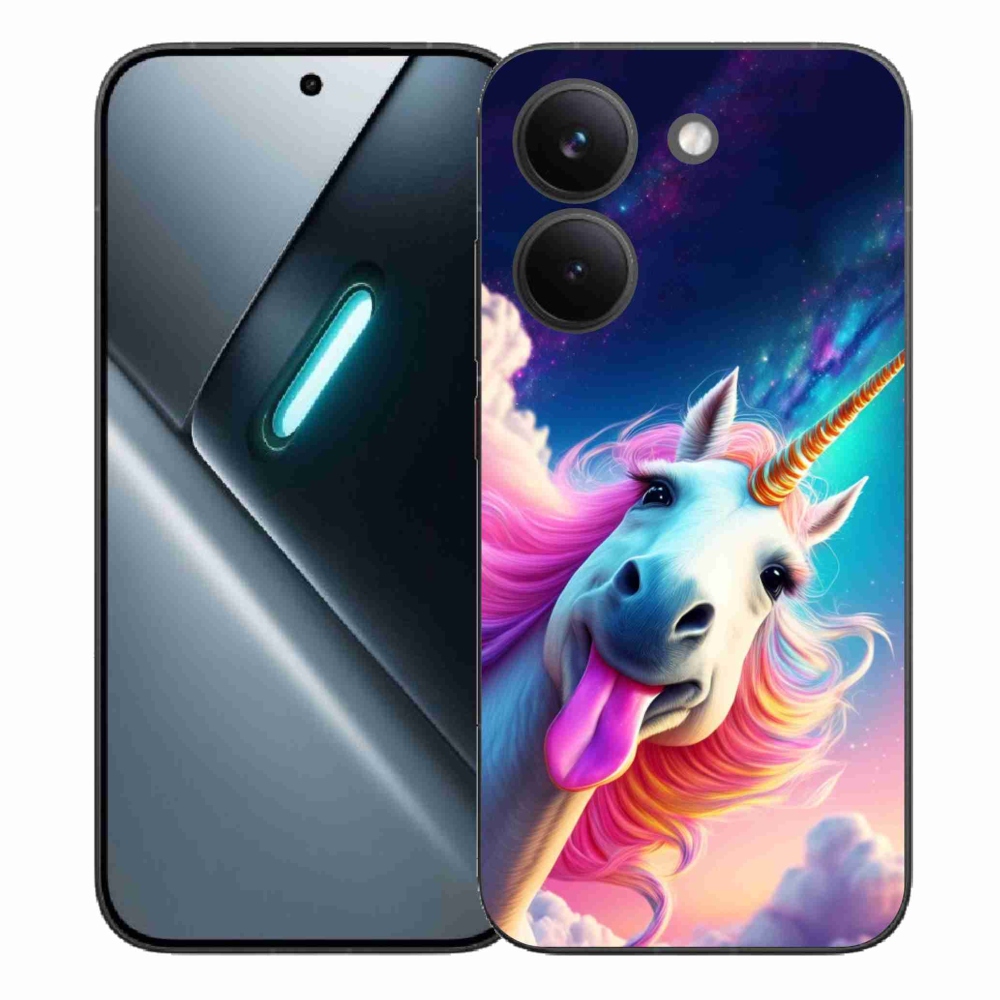 Gelový kryt mmCase na Xiaomi Poco X8 Pro - šílený jednorožec