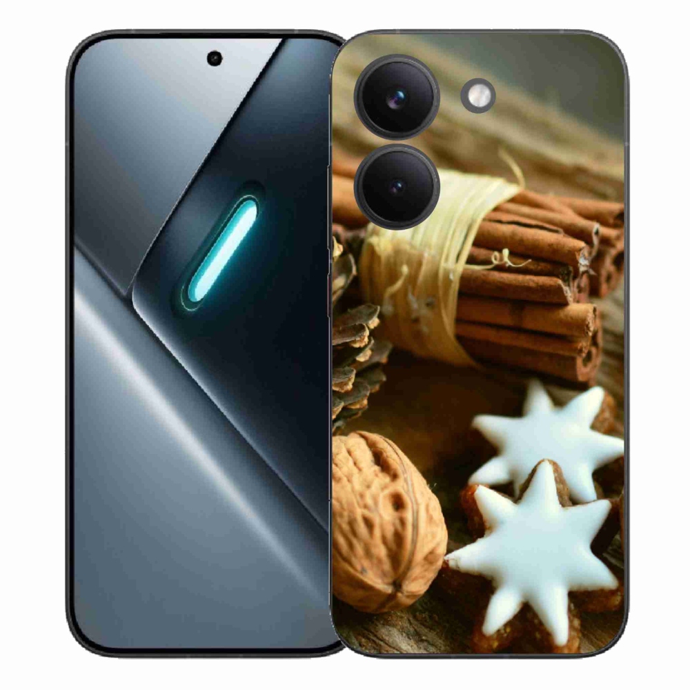 Gelový kryt mmCase na Xiaomi Poco X8 Pro - skořice a perníčky