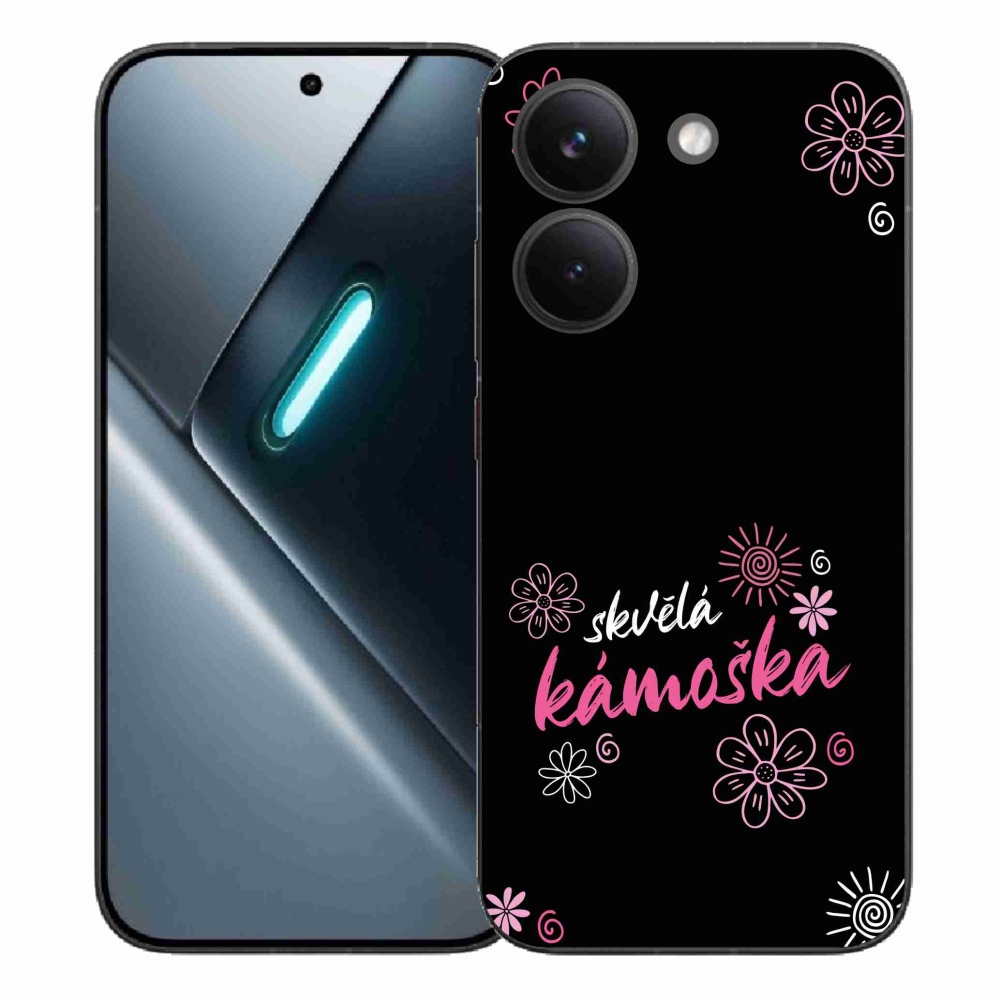 Gelový kryt mmCase na Xiaomi Poco X8 Pro - skvělá kámoška černé pozadí