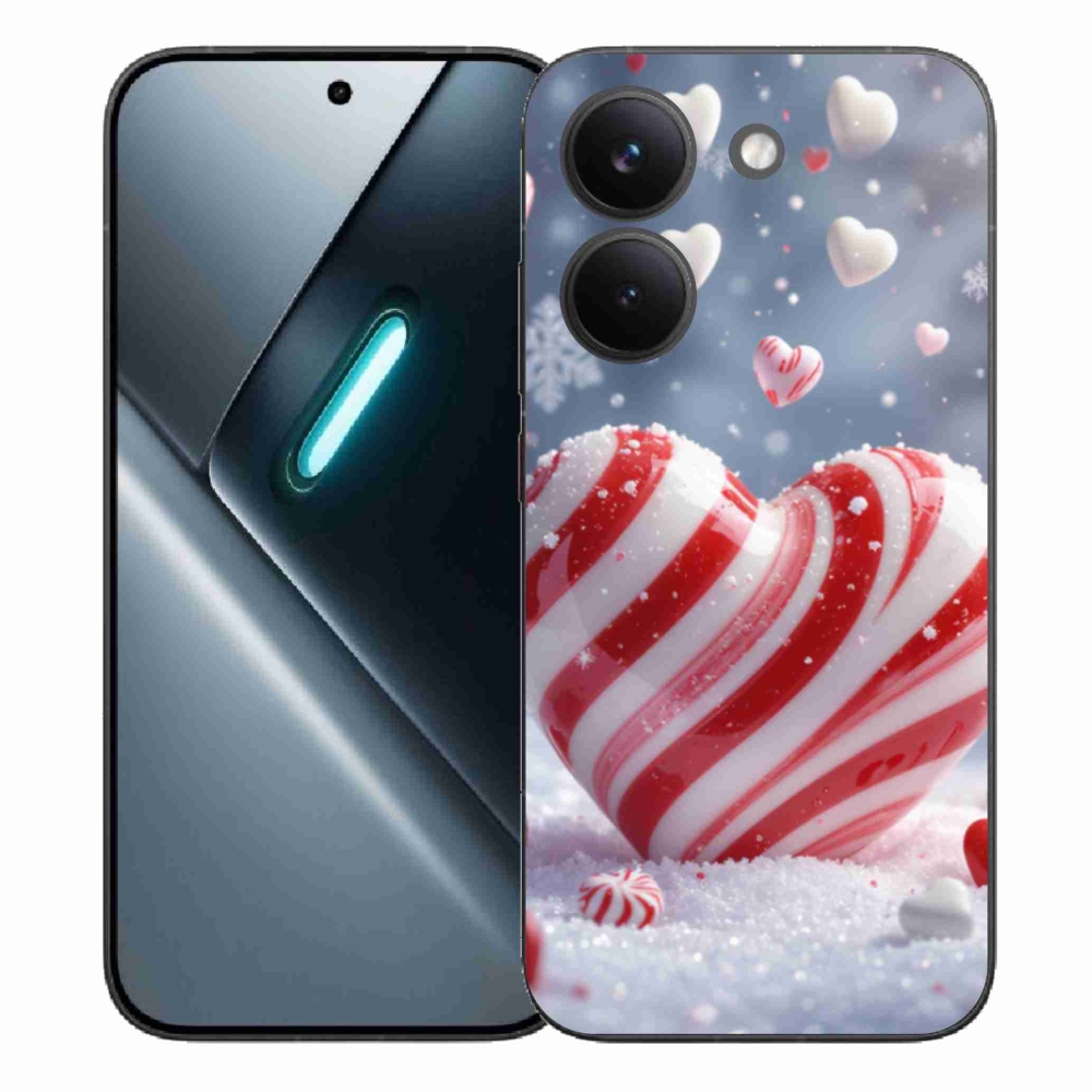 Gelový kryt mmCase na Xiaomi Poco X8 Pro - sladké srdce