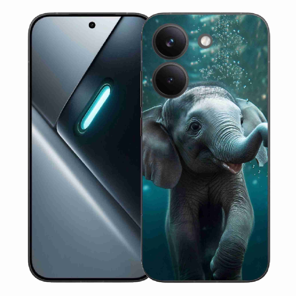 Gelový kryt mmCase na Xiaomi Poco X8 Pro - slůně pod vodou