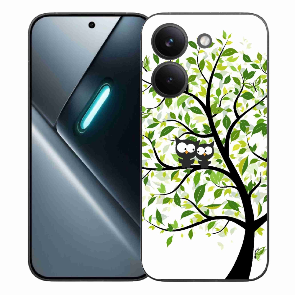 Gelový kryt mmCase na Xiaomi Poco X8 Pro - sovičky na stromě