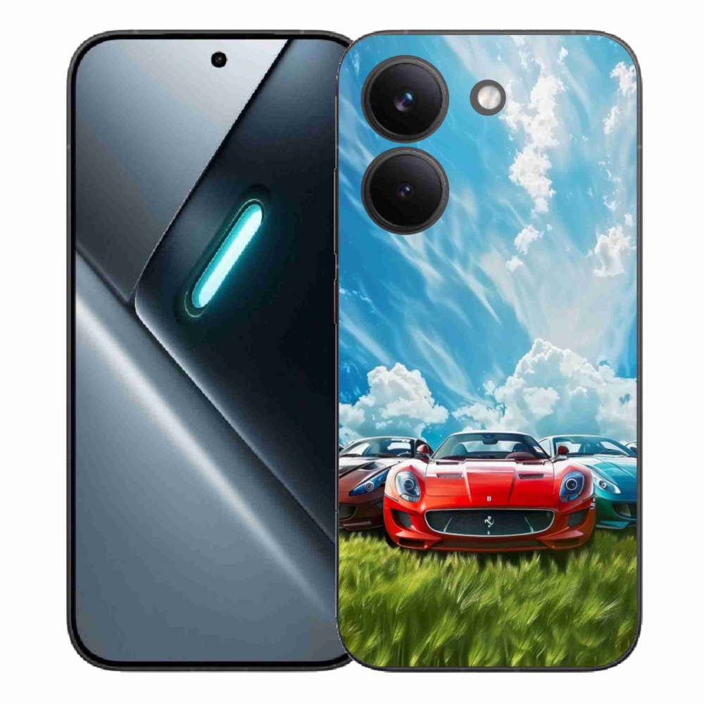 Gelový kryt mmCase na Xiaomi Poco X8 Pro - sportovní vozy