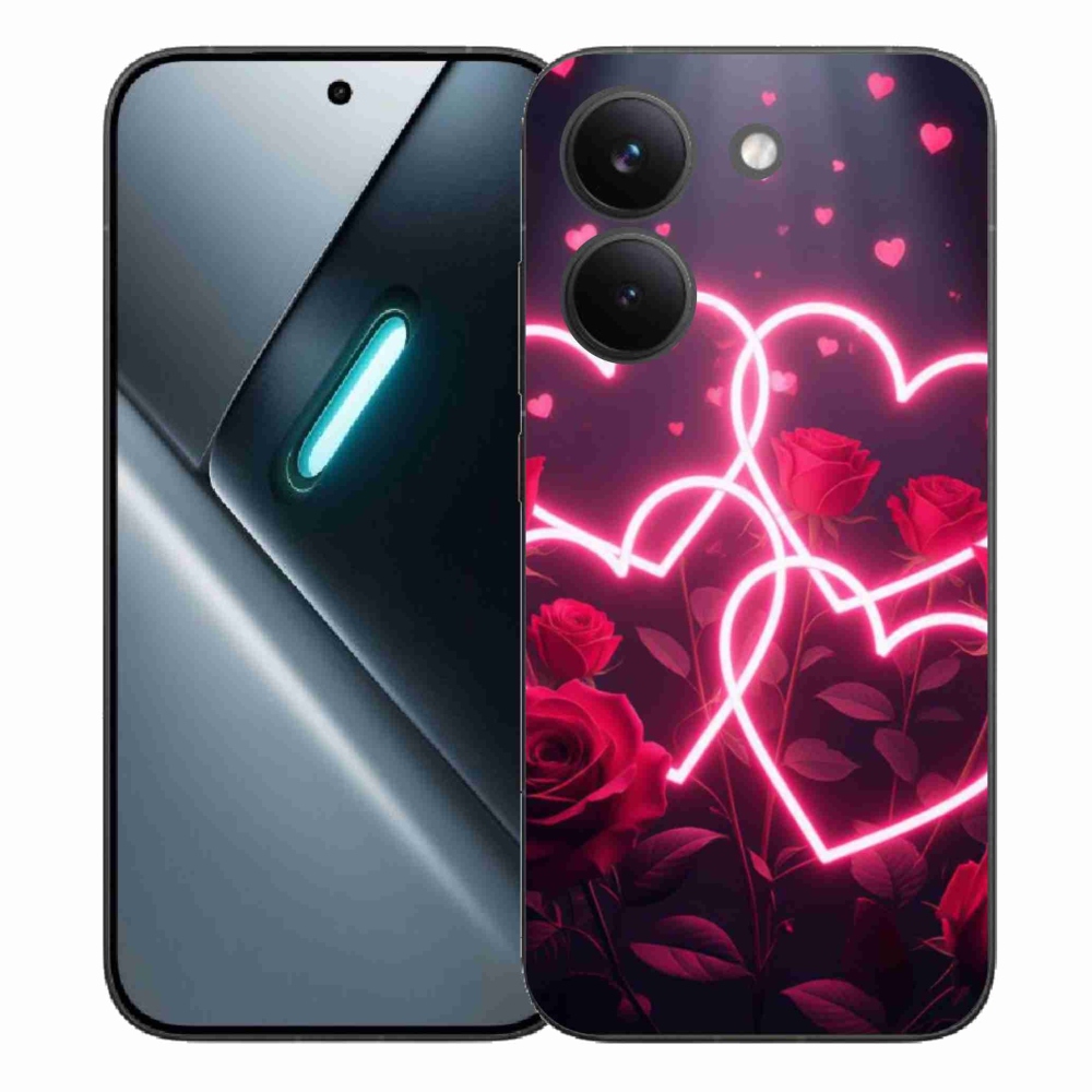 Gelový kryt mmCase na Xiaomi Poco X8 Pro - srdce lásky