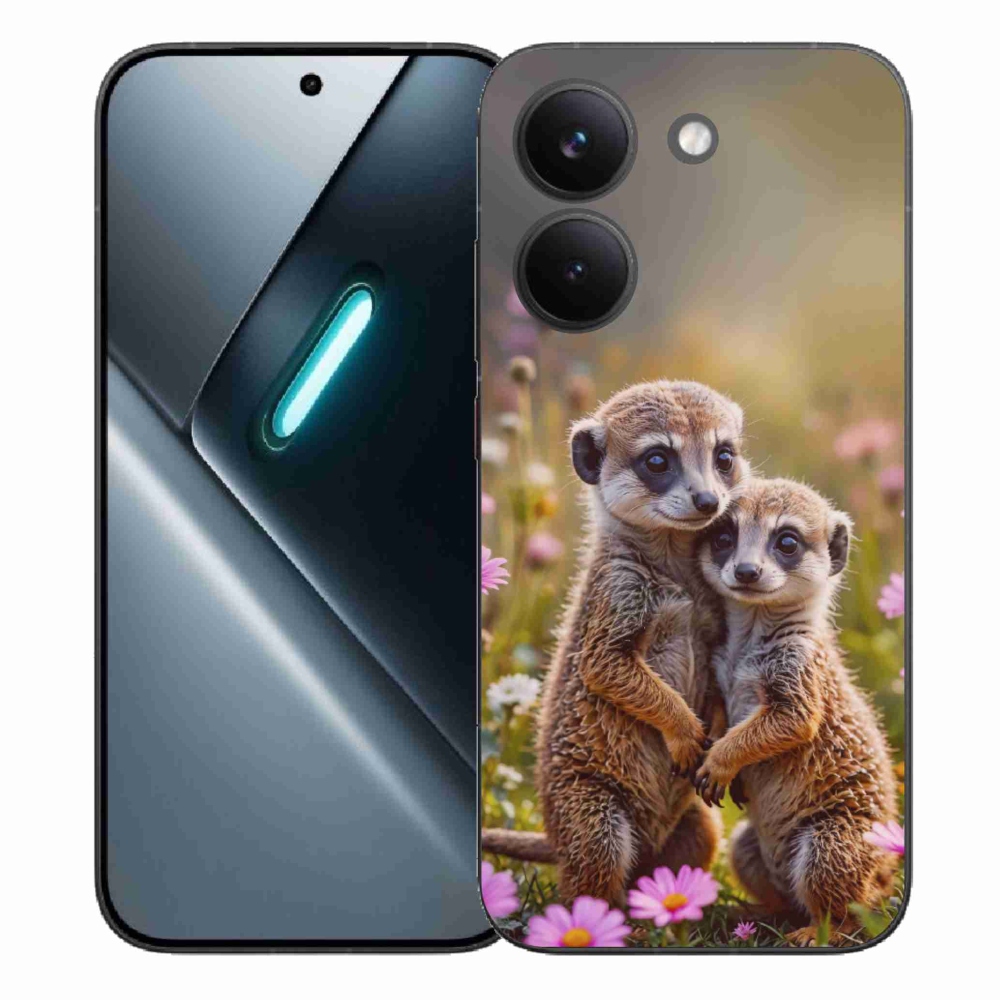 Gelový kryt mmCase na Xiaomi Poco X8 Pro - surikatí duo