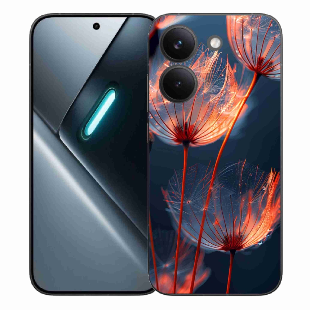 Gelový kryt mmCase na Xiaomi Poco X8 Pro - světélkující chmýří