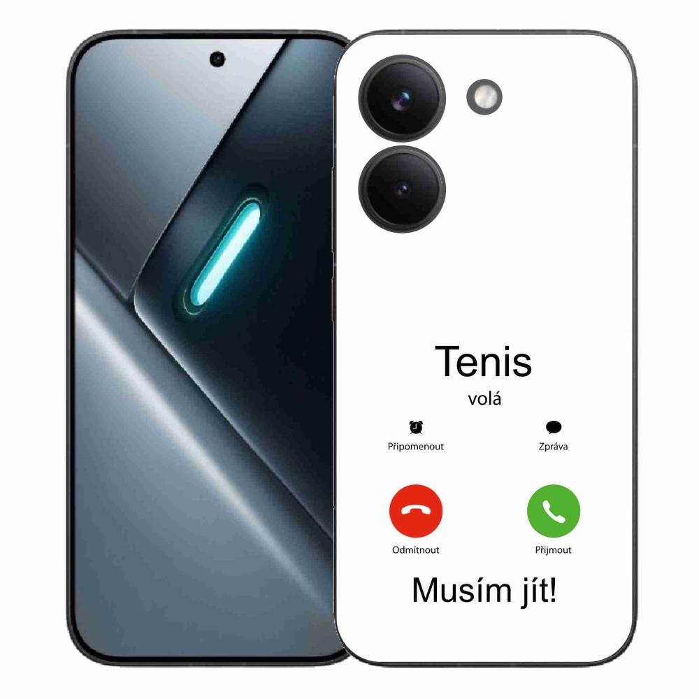 Gelový kryt mmCase na Xiaomi Poco X8 Pro - tenis volá bílé pozadí