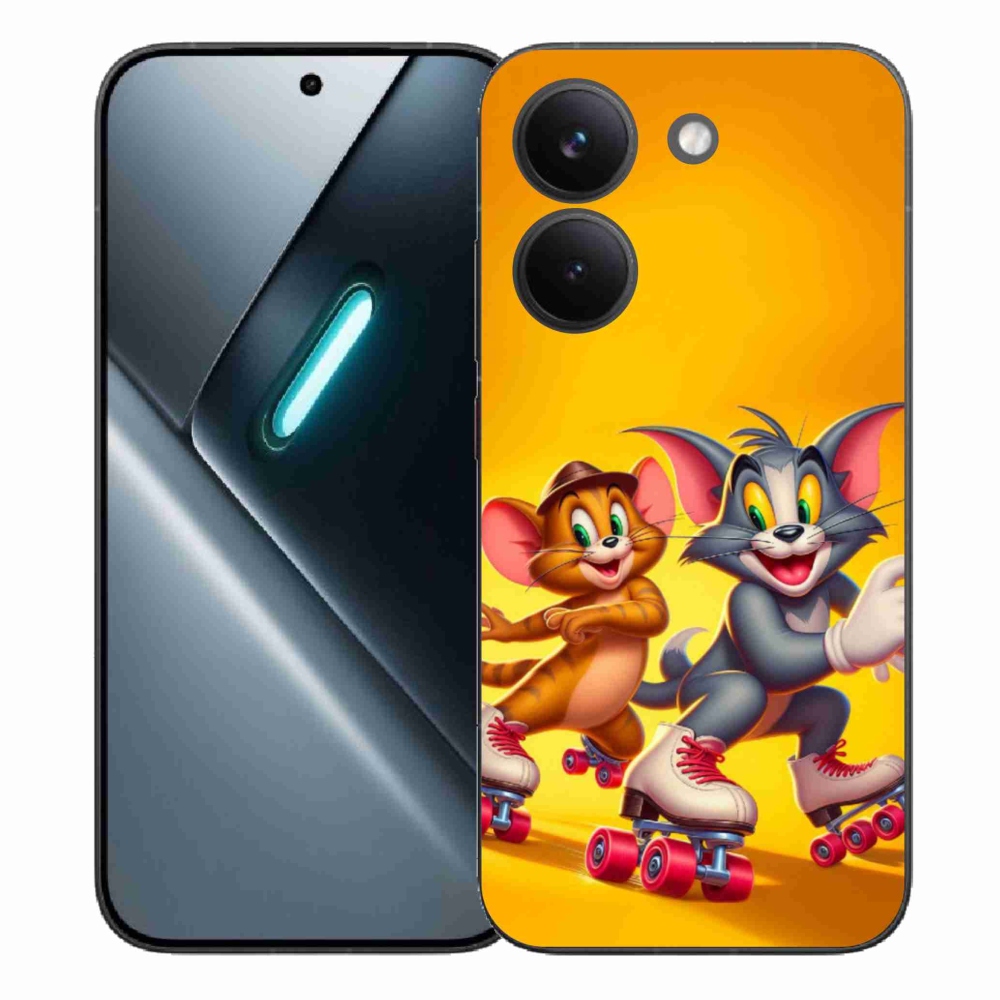 Gelový kryt mmCase na Xiaomi Poco X8 Pro - tom a jerry