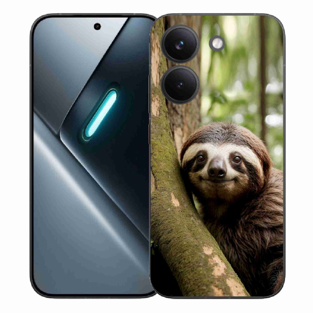 Gelový kryt mmCase na Xiaomi Poco X8 Pro - usměvavý lenochod
