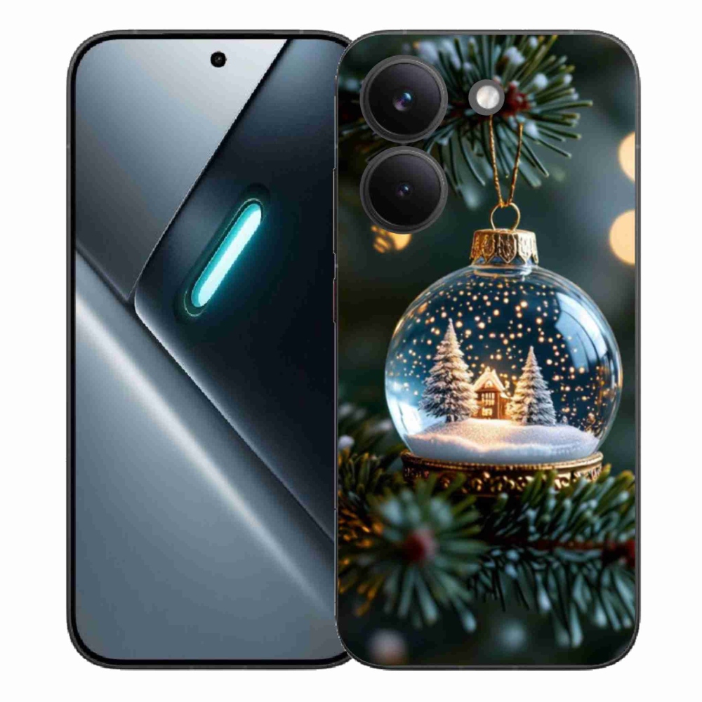 Gelový kryt mmCase na Xiaomi Poco X8 Pro - vánoční koule 2