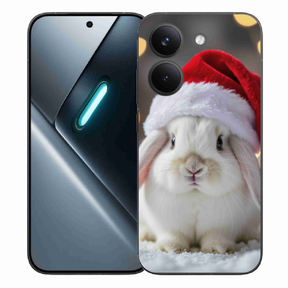 Gelový kryt mmCase na Xiaomi Poco X8 Pro - vánoční králík