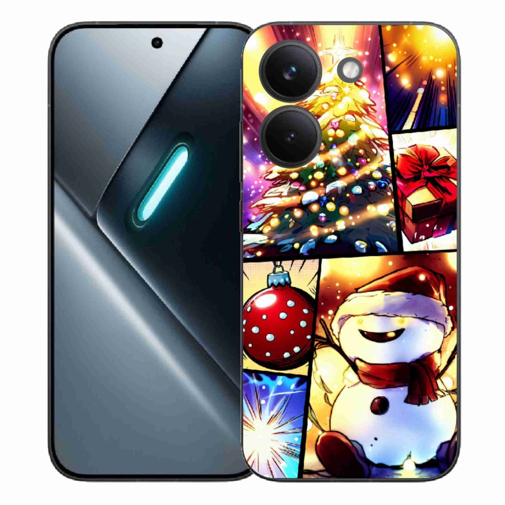 Gelový kryt mmCase na Xiaomi Poco X8 Pro - vánoční motivy 1