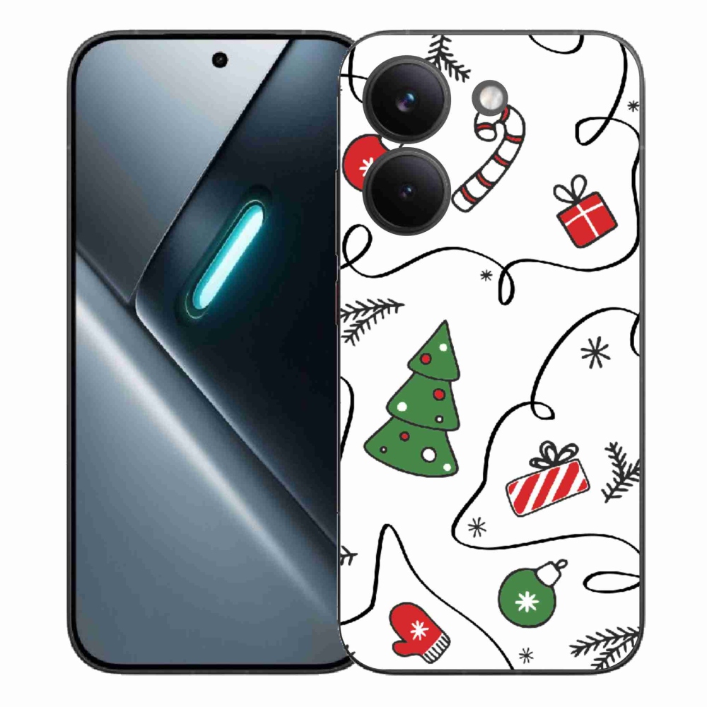 Gelový kryt mmCase na Xiaomi Poco X8 Pro - vánoční motivy