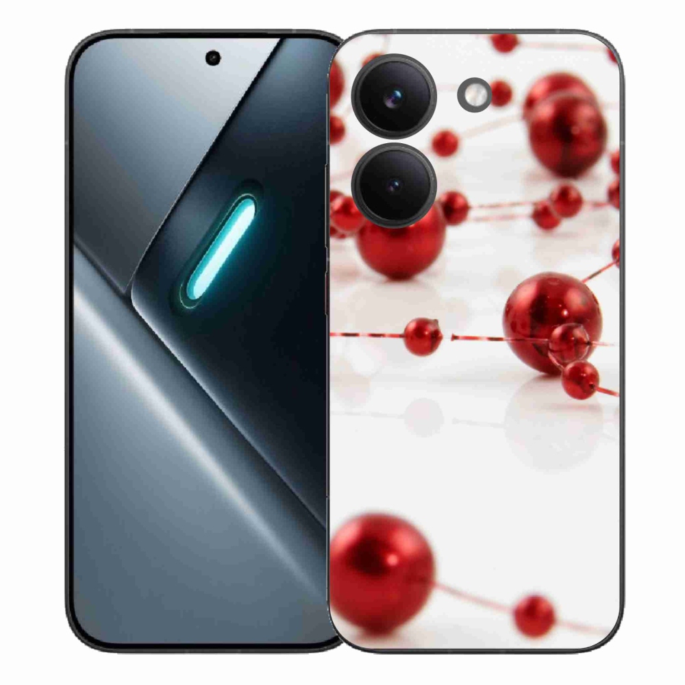 Gelový kryt mmCase na Xiaomi Poco X8 Pro - vánoční řetěz