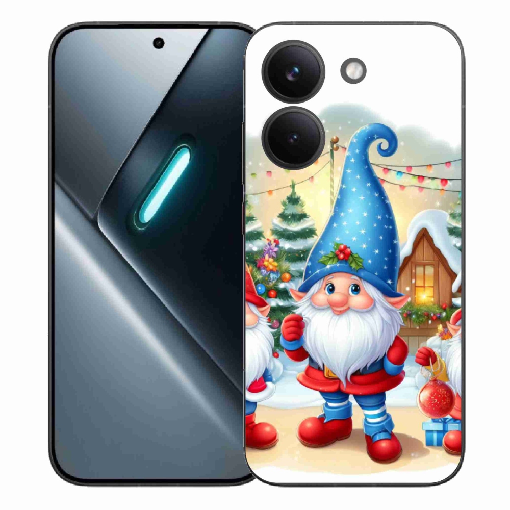 Gelový kryt mmCase na Xiaomi Poco X8 Pro - vánoční skřítci