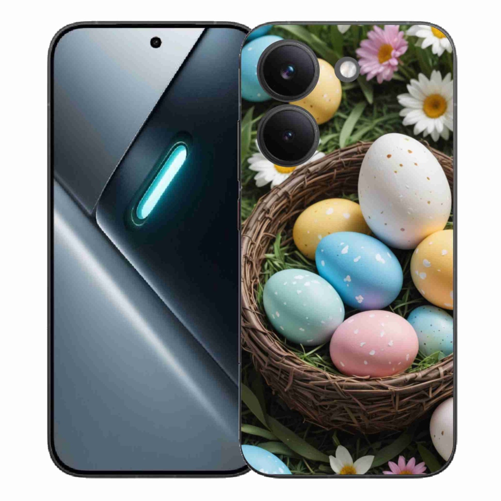 Gelový kryt mmCase na Xiaomi Poco X8 Pro - velikonoční vajíčka 2