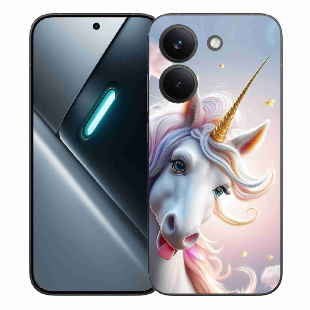 Gelový kryt mmCase na Xiaomi Poco X8 Pro - veselý jednorožec