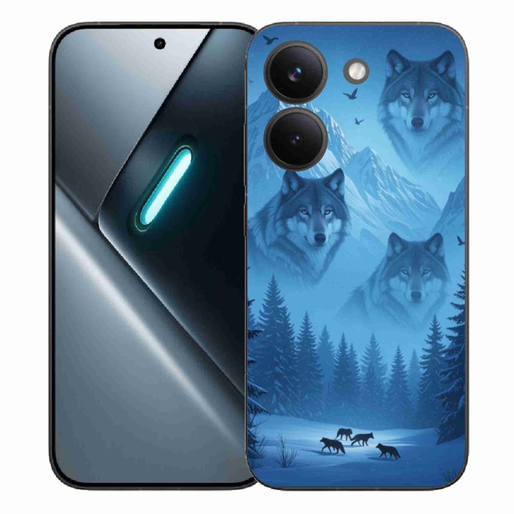 Gelový kryt mmCase na Xiaomi Poco X8 Pro - vlčí smečka