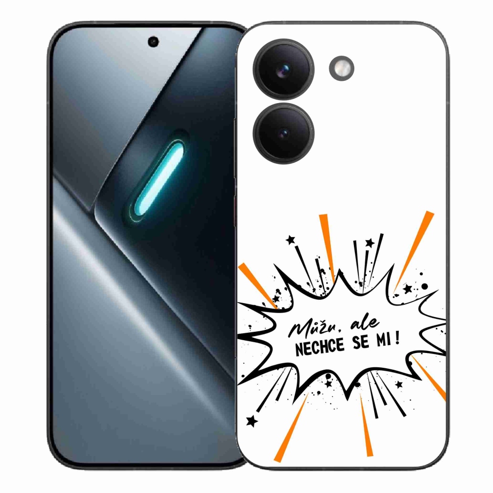 Gelový kryt mmCase na Xiaomi Poco X8 Pro - vtipný text 11 bílé pozadí