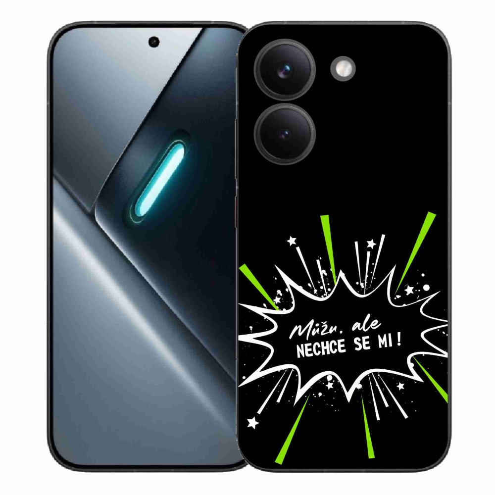 Gelový kryt mmCase na Xiaomi Poco X8 Pro - vtipný text 11 černé pozadí