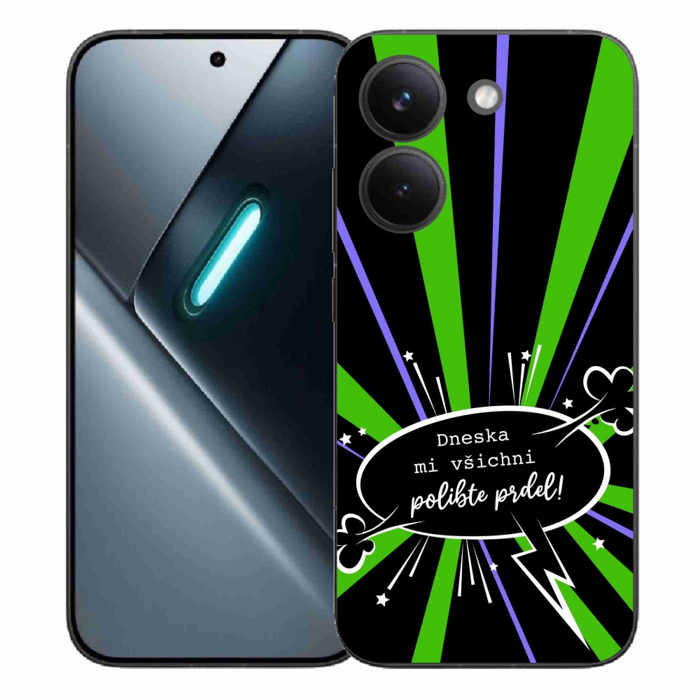 Gelový kryt mmCase na Xiaomi Poco X8 Pro - vtipný text 15 černé pozadí