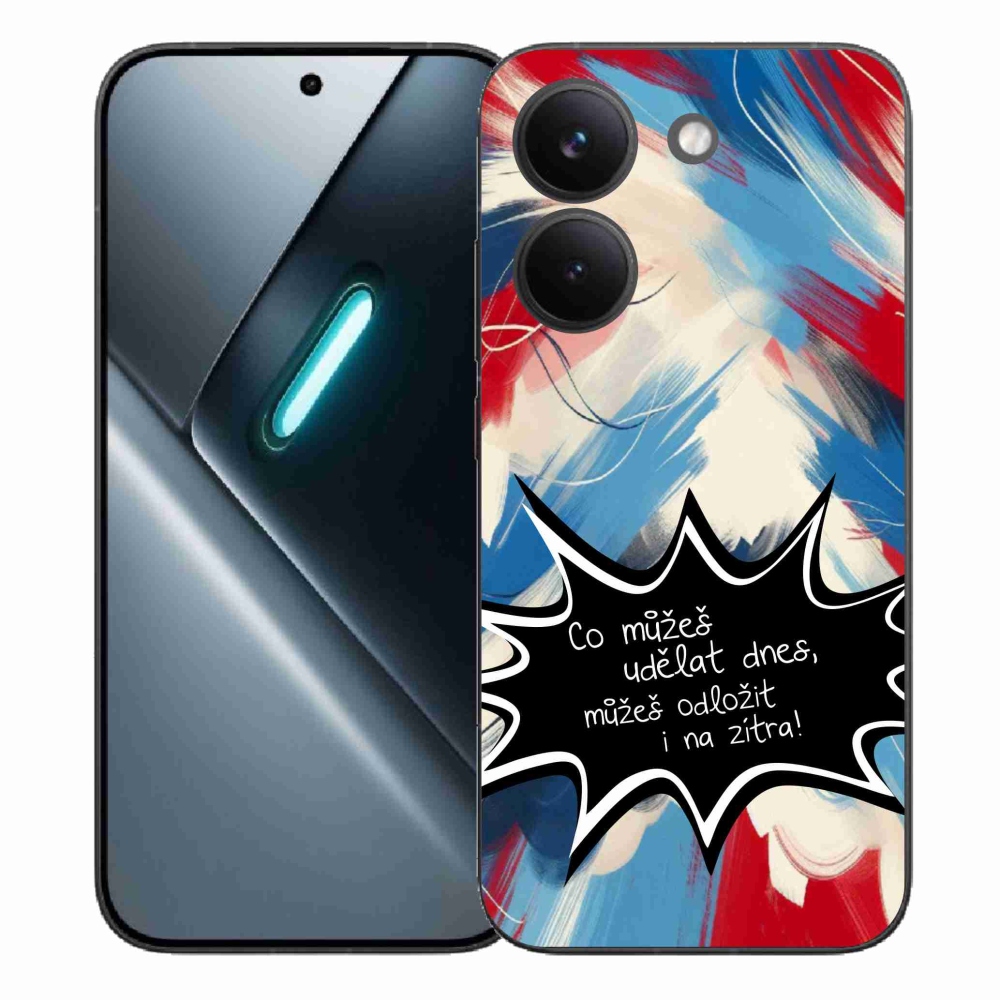 Gelový kryt mmCase na Xiaomi Poco X8 Pro - vtipný text 9 černé pozadí