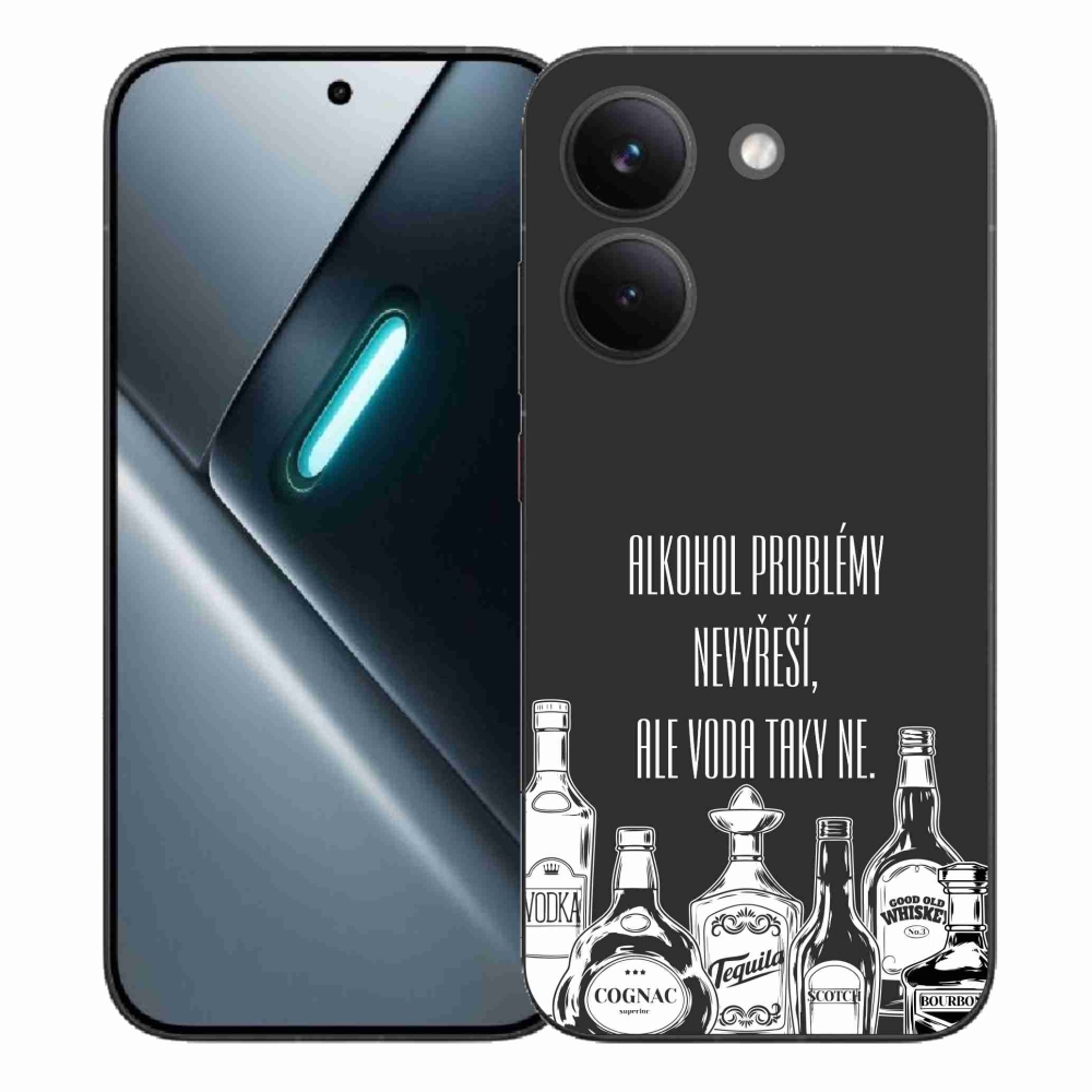 Gelový kryt mmCase na Xiaomi Poco X8 Pro - vtipný text černé pozadí