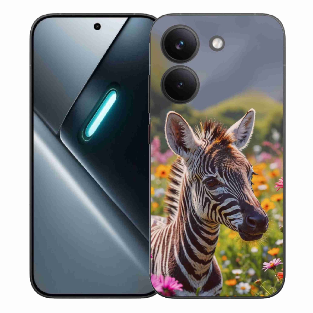 Gelový kryt mmCase na Xiaomi Poco X8 Pro - zebra na louce
