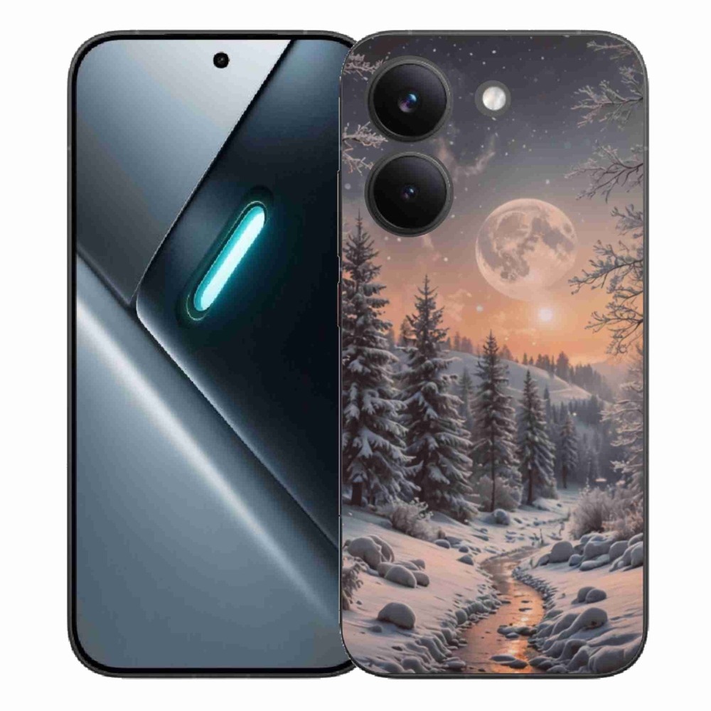 Gelový kryt mmCase na Xiaomi Poco X8 Pro - zimní krajina 2