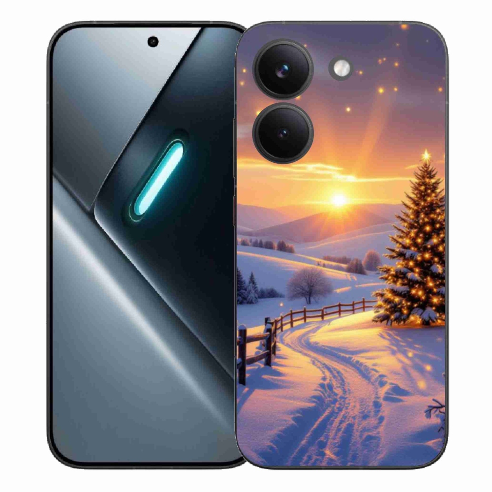 Gelový kryt mmCase na Xiaomi Poco X8 Pro - zimní krajina