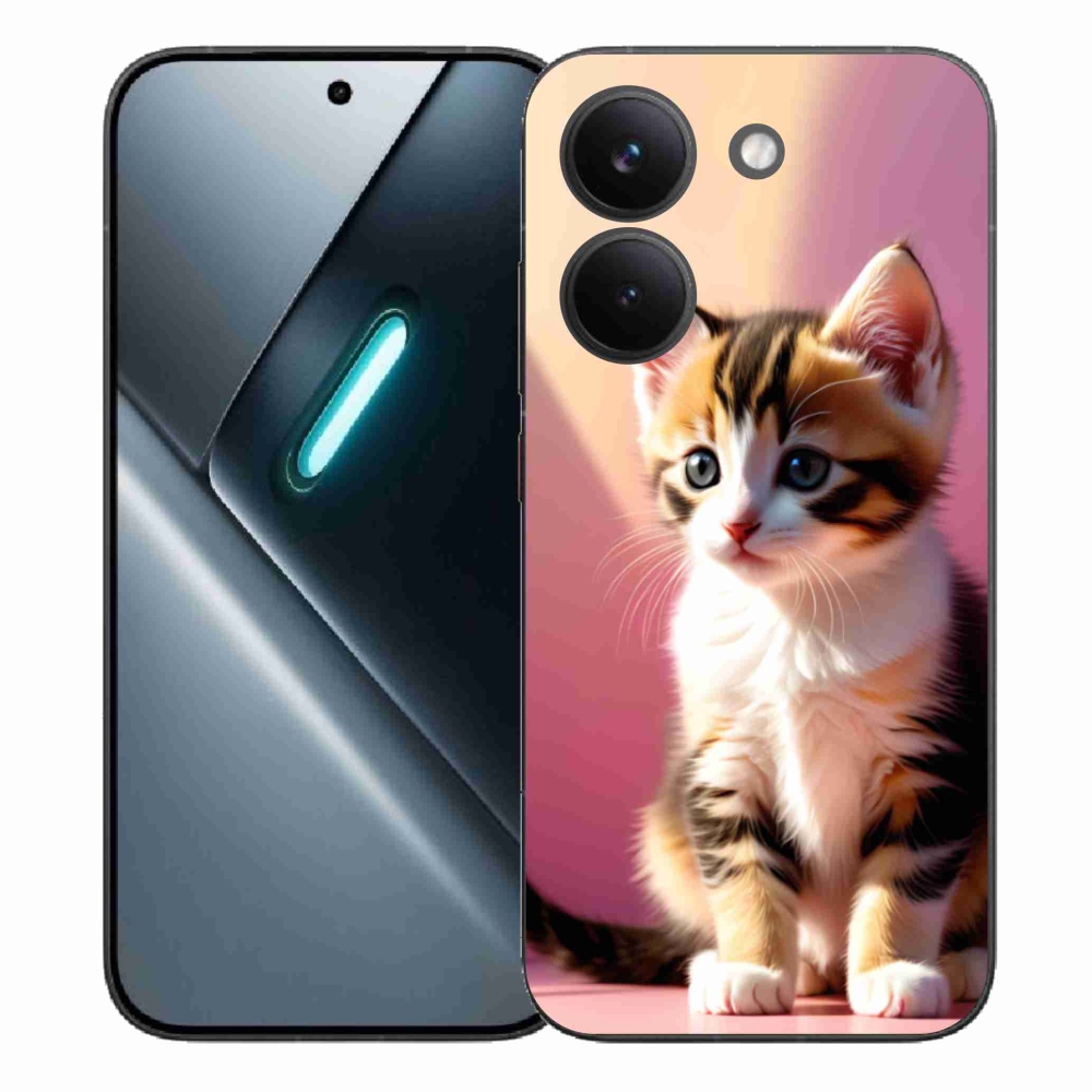 Gelový kryt mmCase na Xiaomi Poco X8 Pro - zvědavé kotě 2