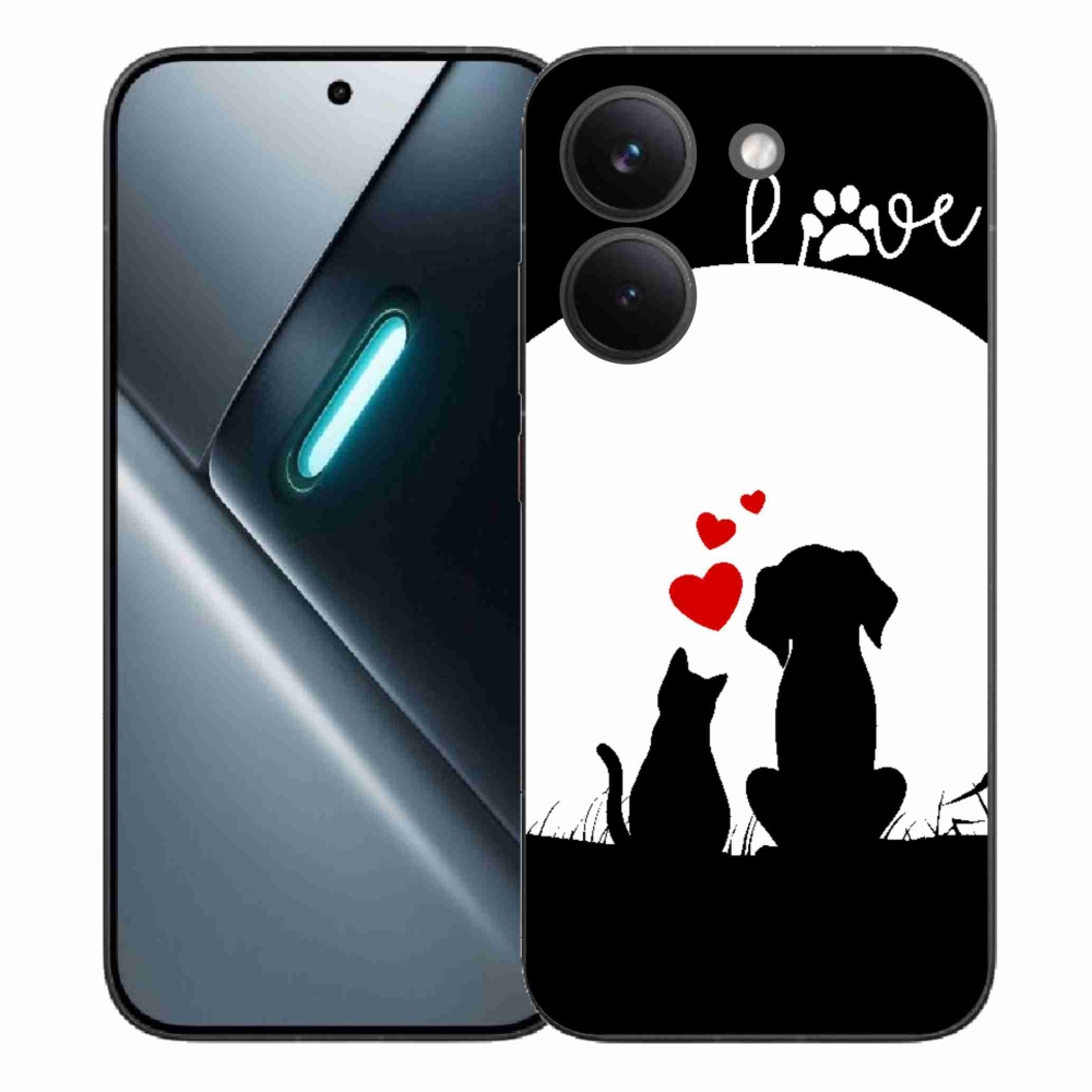 Gelový kryt mmCase na Xiaomi Poco X8 Pro - zvířecí láska