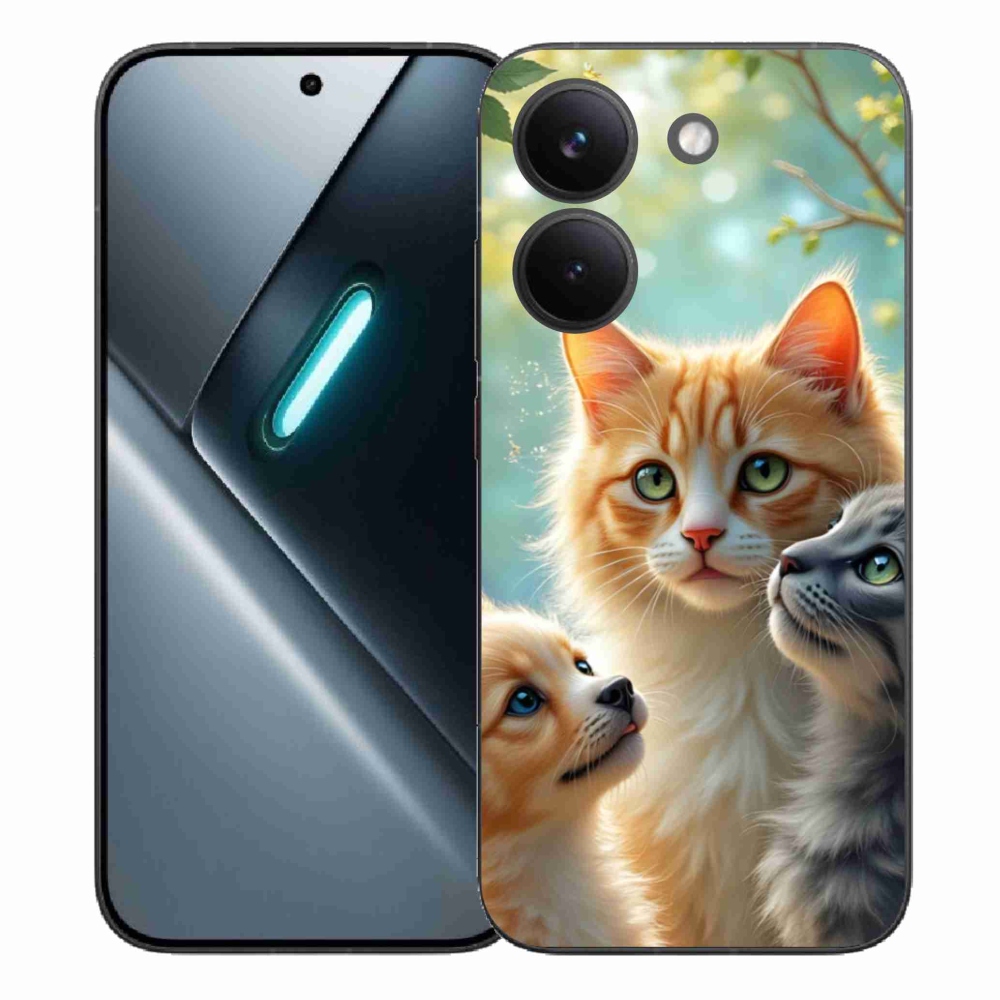 Gelový kryt mmCase na Xiaomi Poco X8 Pro - zvířecí přátelství 2